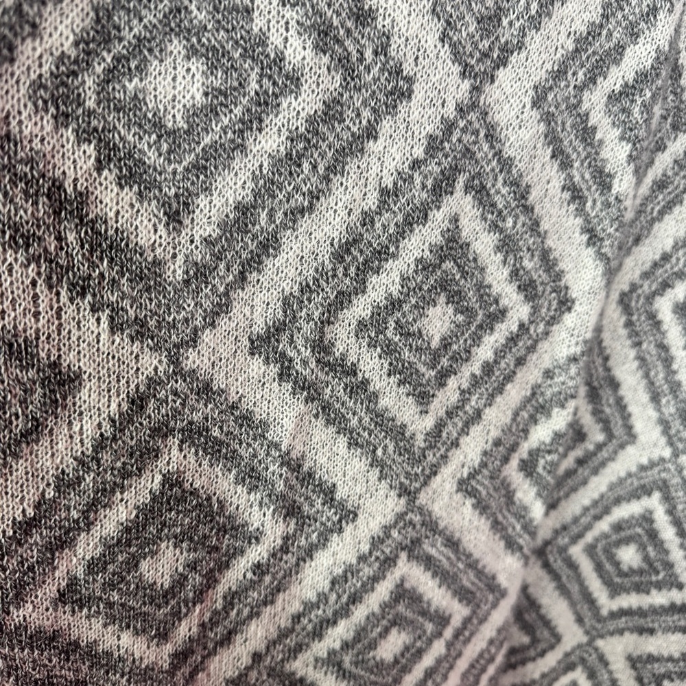 217. Anthropologie MOTH Gray Geometric Wool Alpaca Blend Maxi Skirt Small - Picture 4 of 5
